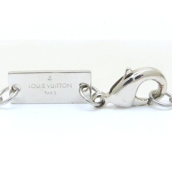 LOUIS VUITTON Silver Necklace - Picture 6 of 10